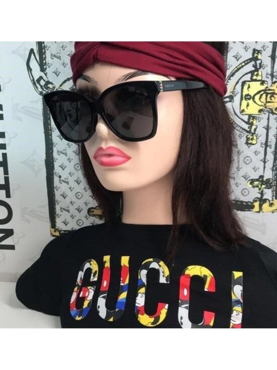 New Authentic Gucci GG0459SA 001 Black Women\'s Sunglasses main image 8